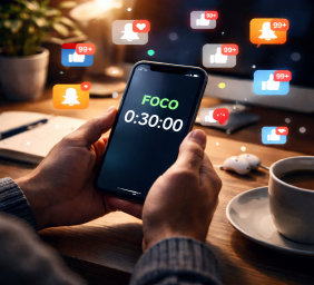 Foco Profundo no Celular: atenção nas notificações